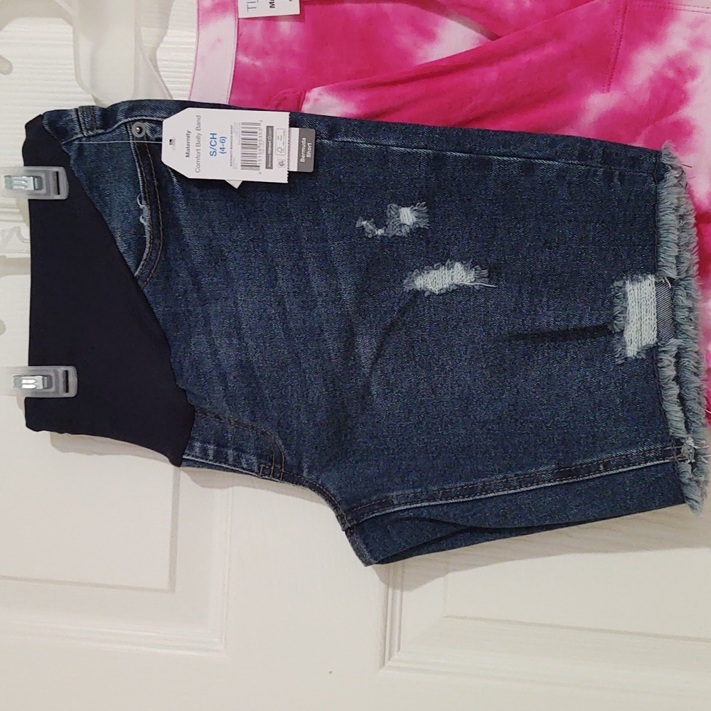 S/CH 4-6 | Maternity Blouse & Shorts - Picture 5 of 7